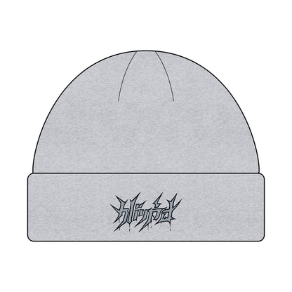 Embroided Shadow Script Beanie