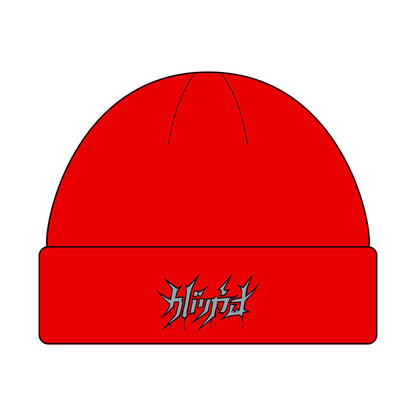 Embroided Shadow Script Beanie