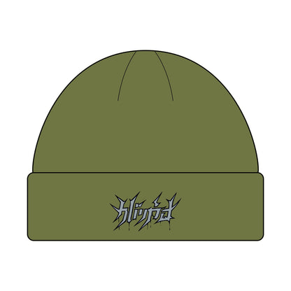 Embroided Shadow Script Beanie