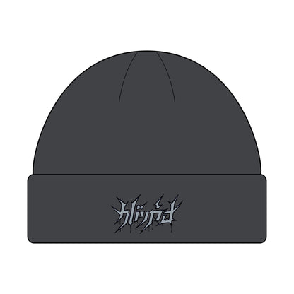 Embroided Shadow Script Beanie